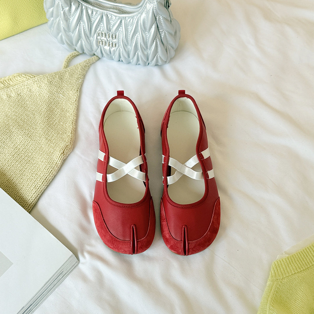 Femme Cross-Elastic Ballerinas Stilla