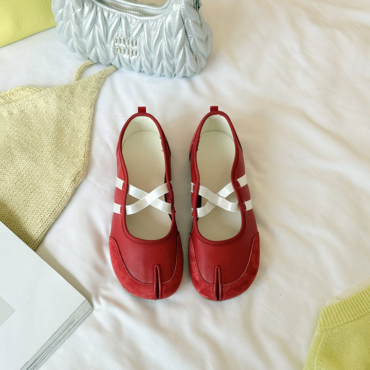Femme Cross-Elastic Ballerinas Stilla