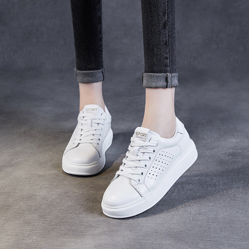 Herrer Casual Læder Snørresneaker Stilla