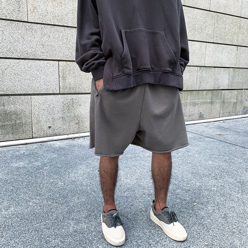 Herrer Sportslige Shorts med åndbart materiale og sidelommer med lynlås Stilla