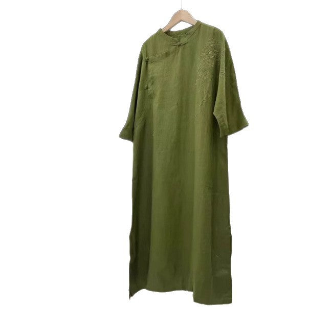 Dame Elegant Langærmet Maxikjole Stilla
