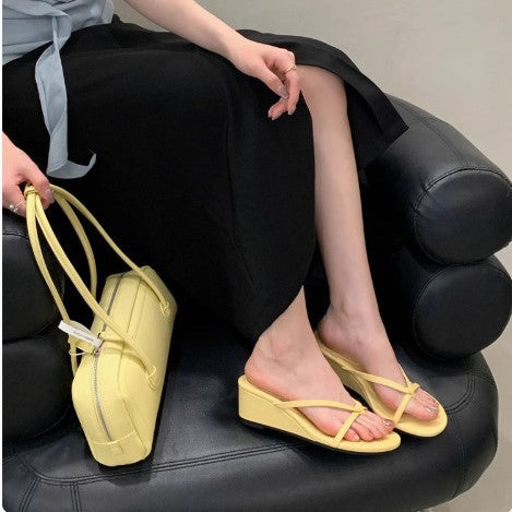 Dame stilfulde platform flip-flops Stilla