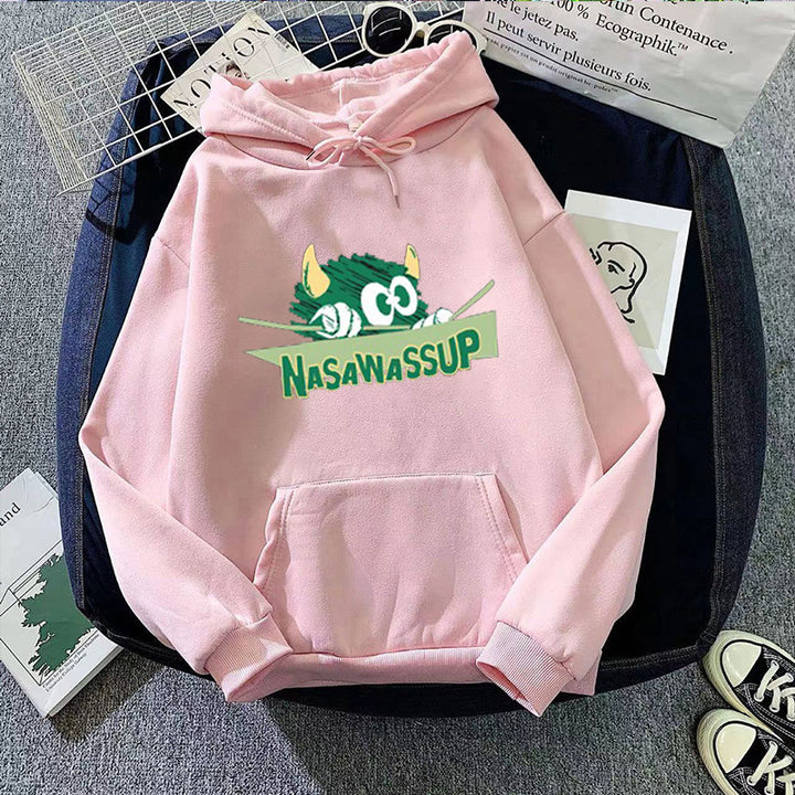 Dame hoodie med legende motiv Skovae
