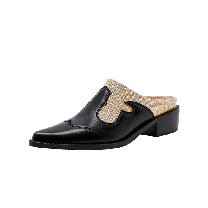 Femme Elegante Slip-On Mules med iøjnefaldende udskæringsdesign Stilla