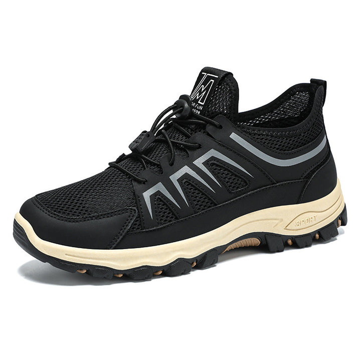 Femme Lettere Outdoor Trail Sneakers med åndbart mesh-overflade og stødabsorberende sål Stilla
