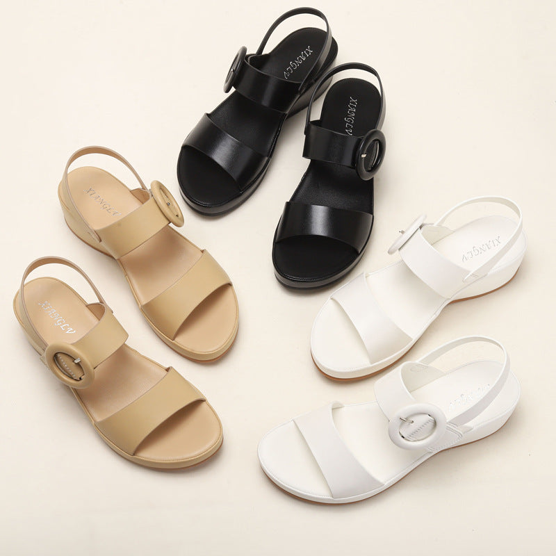 Dame Wedge Sandaler med moderigtig ringlåse Stilla
