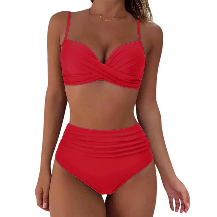 Dame High-Waist Tierprint-Bikini-Sæt Stilla