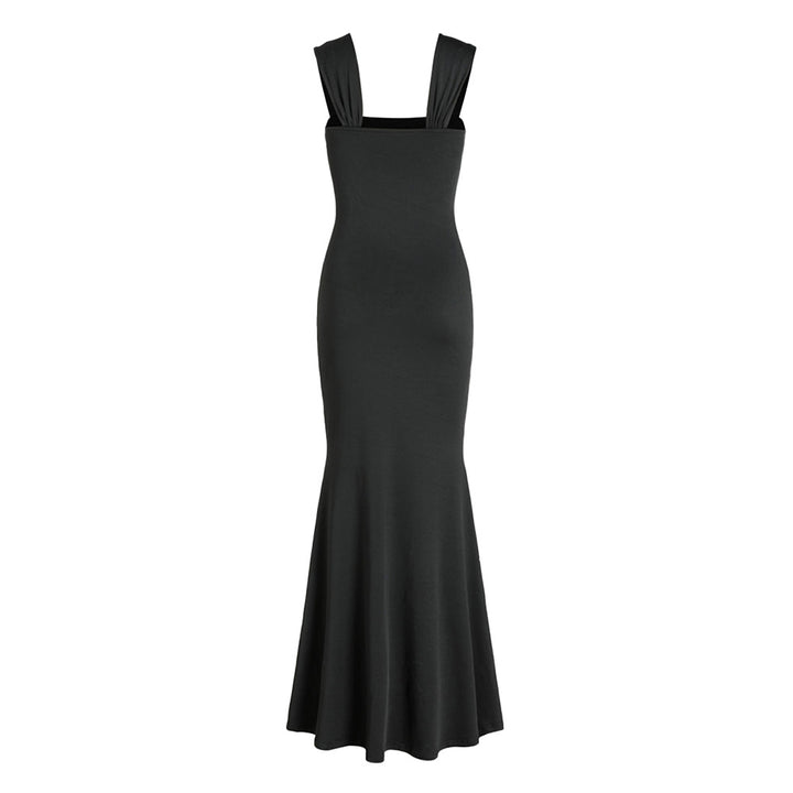 Kvinder fitted maxi kjole med draperingsdetaljer Stilla