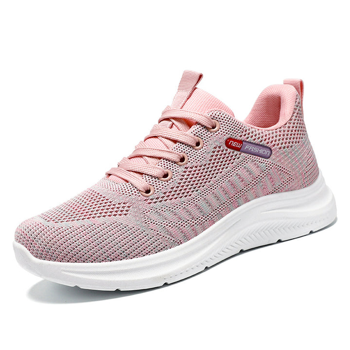 Dame Sporty Sneakers med åndbart mesh-overflade og støddæmpende sålprofil Stilla