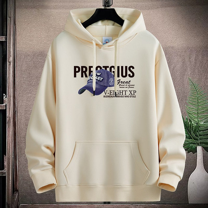 Dame Hoodie med kreativt grafisk design og praktiske kængurulommer Skovae