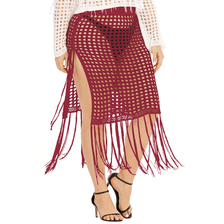 Femme Hækle-fringe Cover-Up Sæt Stilla