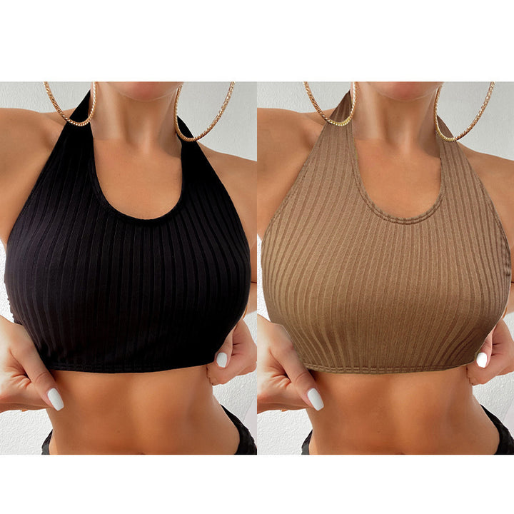 Damer Sporty Crop-Top Skovae