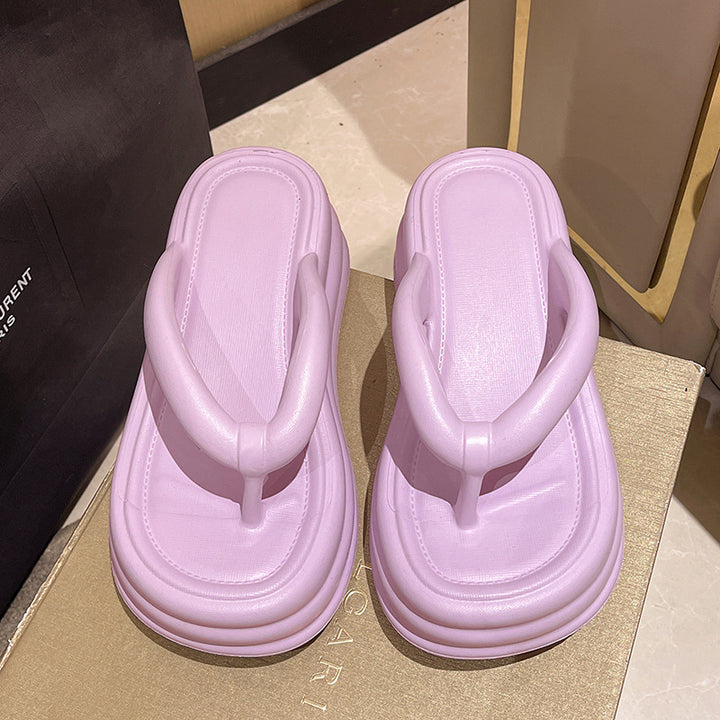 Dame Komfortable Plateau-Sandaletter med ergonomisk design og skridsikker sål Stilla