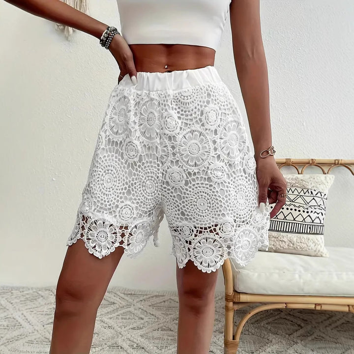 Dame Spidseshorts med elastisk talje Skovae