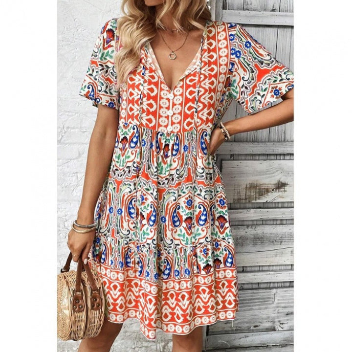 Dame sommerkjole i vintage-stil Skovae