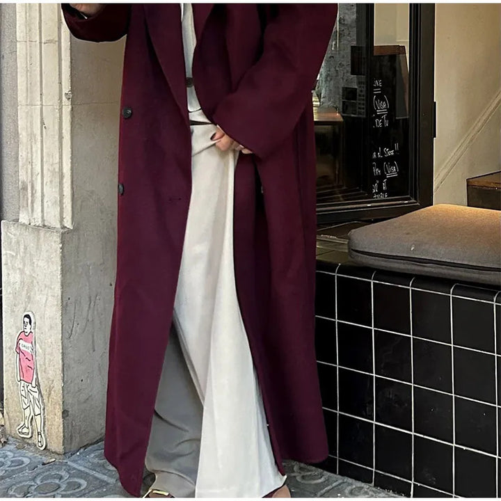 Kvinders fashionable oversized frakke Stilla