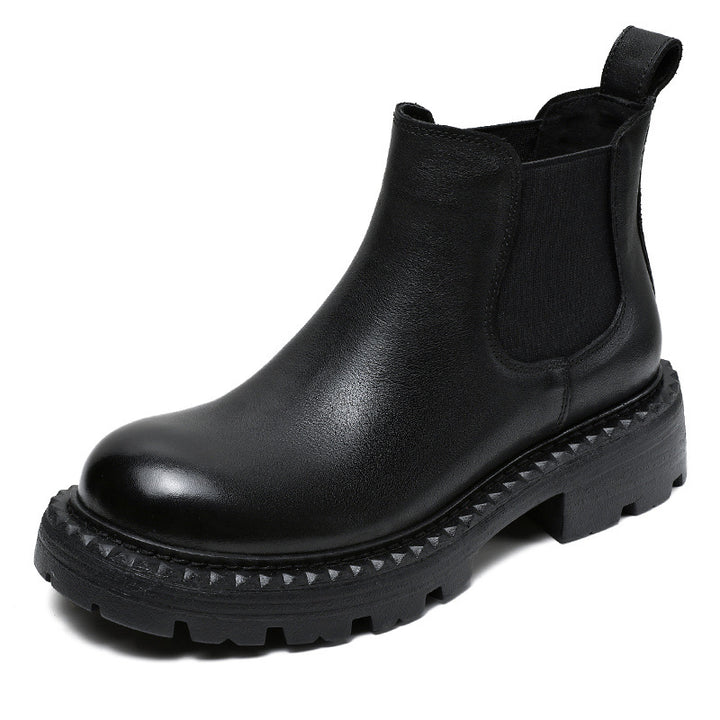 Dame Chunky-sål Chelsea-støvler med slip-on-design Stilla