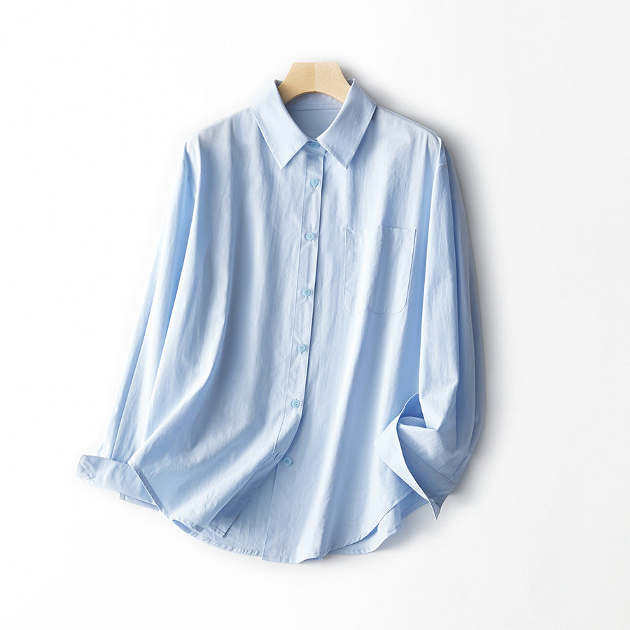 Femme Klassisk Oversized Button-Up Skjorte Stilla