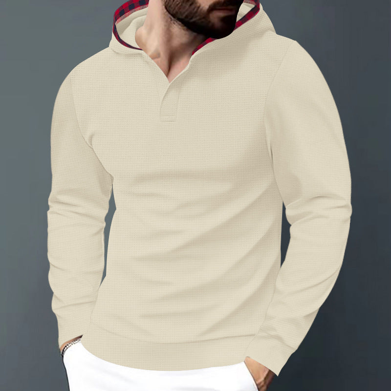 Herrer Polo-Hoodie med Elegant Hue og Materiale af Høj Kvalitet Stilla