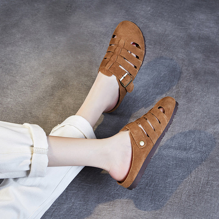 Dame fritid Slip-On sandaler med justerbare spænder Stilla
