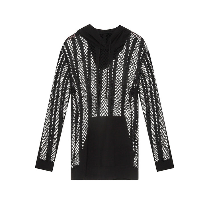 Herrer åndbar mesh-hoodie med hætte Stilla