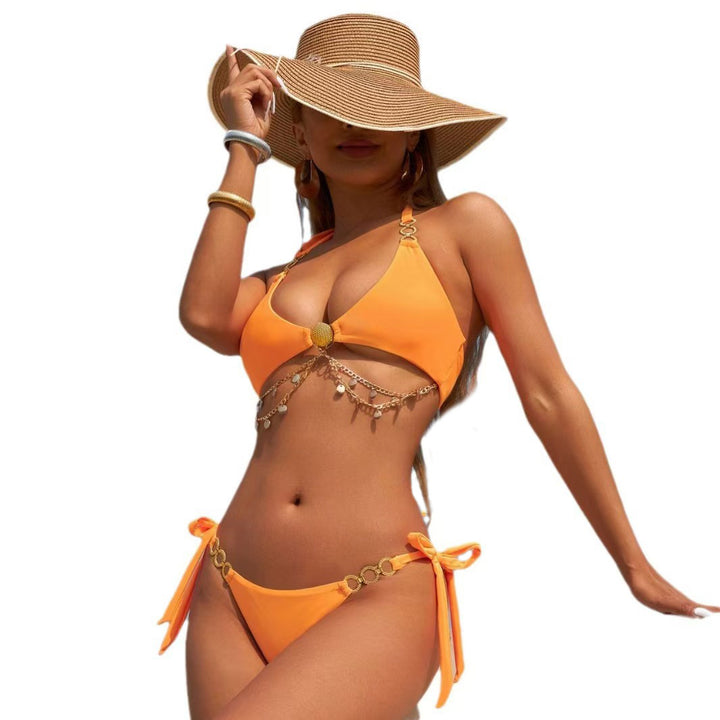 Dame bikini-sæt med glamorøs dekor og justerbare bånd Stilla