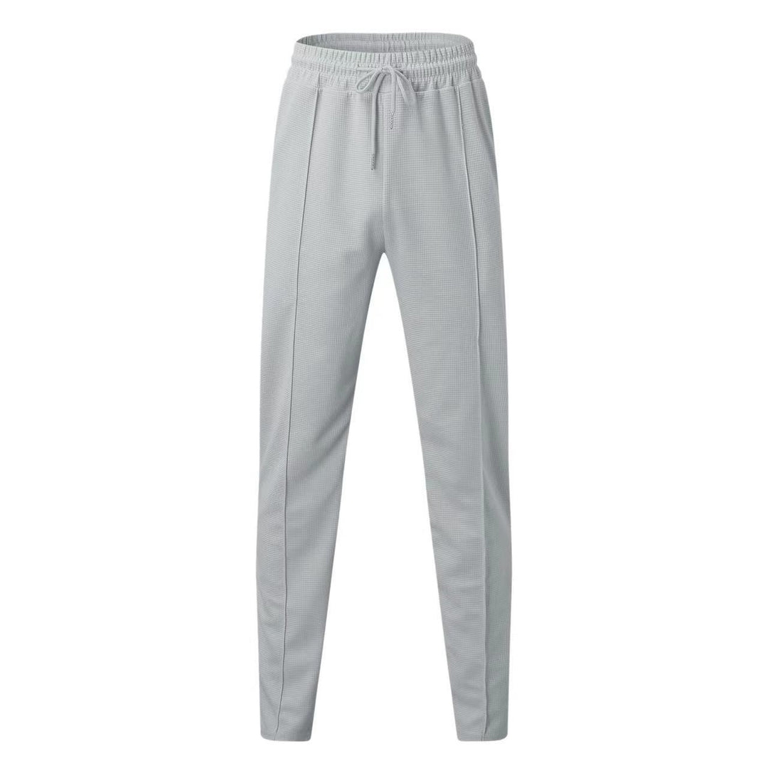 Herre sporty joggingsbukser med åndbar tekstur og elastisk talje Stilla