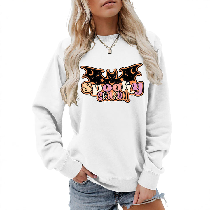 Kvinders sweatshirt med kreativ Halloween-design Stilla