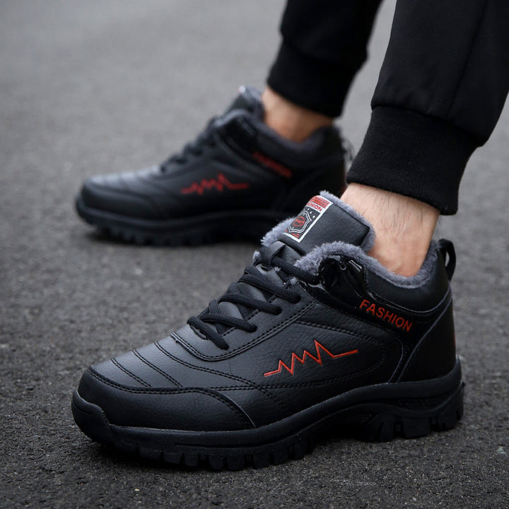 Herre Isoleret Mode Trail Sneakers Stilla