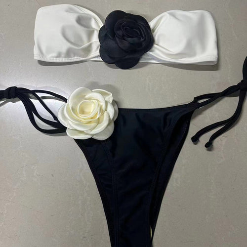 Dame Floral Smykket To-delt Bikini-Sæt Stilla