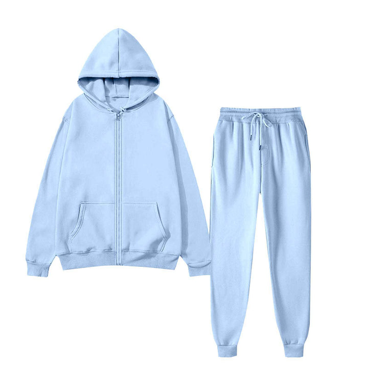 Kvinders hoodie sæt med komfortabel pasform og lynlås Stilla