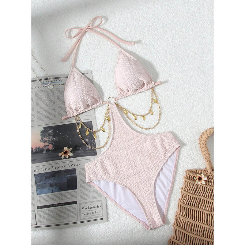 Dame Triangel-Bikini med elegante vedhæng-design og åndbart materiale Stilla