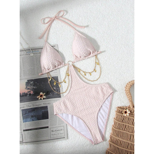 Dame Triangel-Bikini med elegante vedhæng-design og åndbart materiale Stilla
