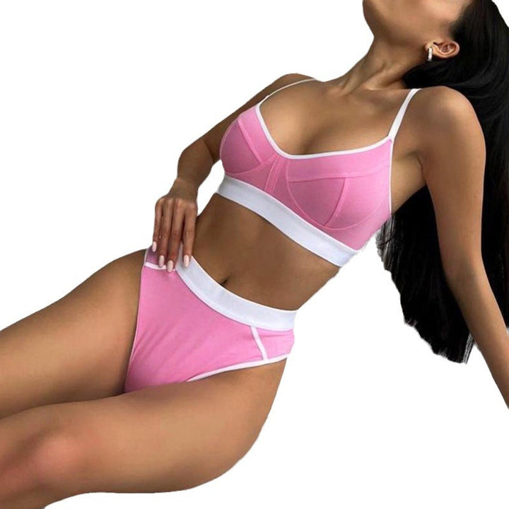 Dame Bikini-sæt med sømløs pasform og justerbare stropper Skovae