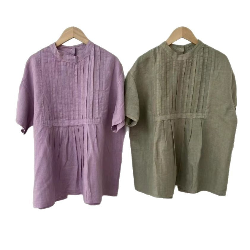 Dame Relaxed Fit Struktureret Tunika Top Stilla
