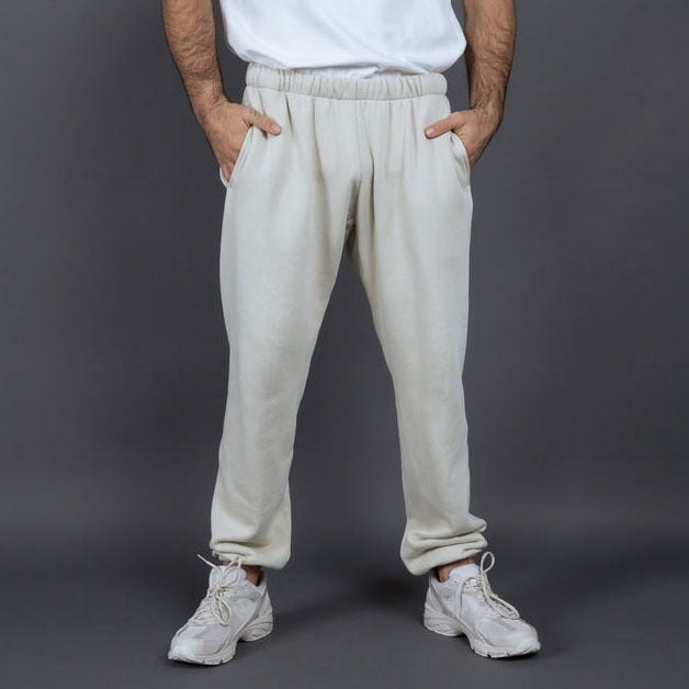 Herrer Behagelige Fleece-Joggingbukser med elastisk talje og dybe sidelommer Stilla