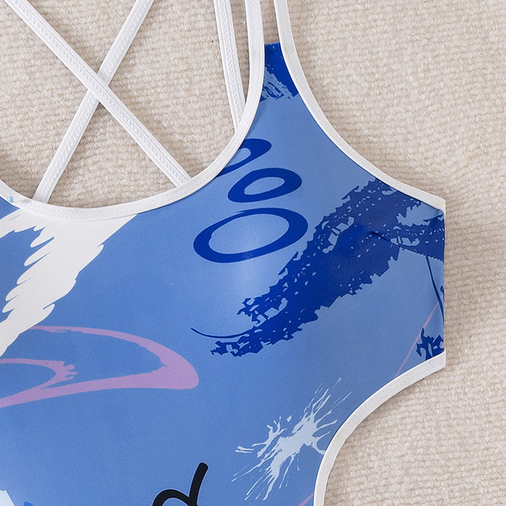 Dame Én-delt Badedragt med kreative Cut-Outs og stilfuldt design Skovae