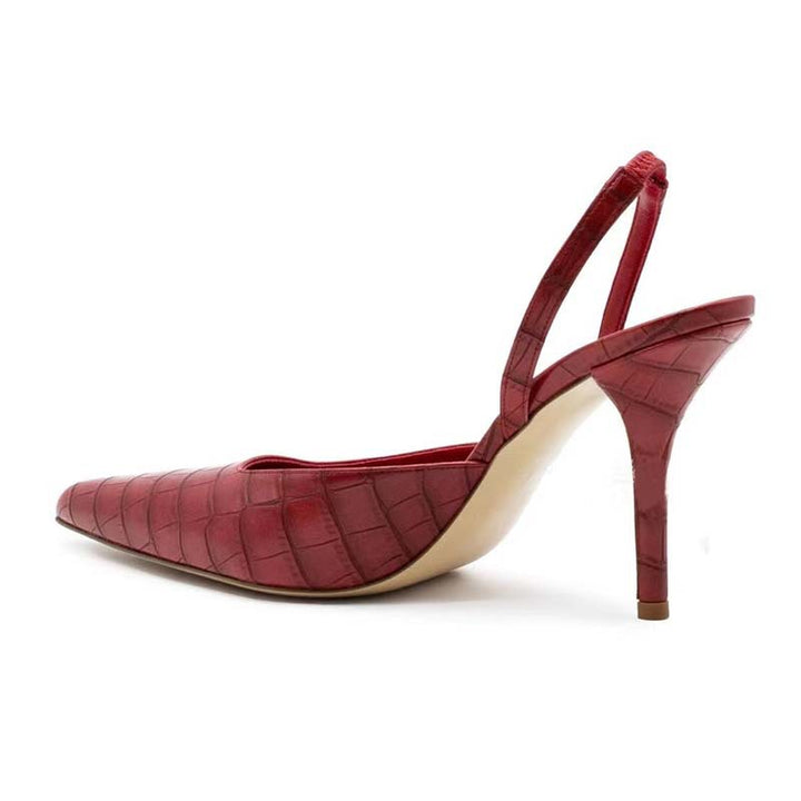 Femme Elegante Slingback Spidse Tæer Hæle Stilla