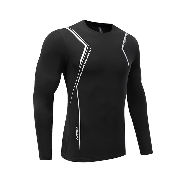 Herren Funktions-Langarmshirt med innovativ fugttransporterende teknologi og sporty design Stilla