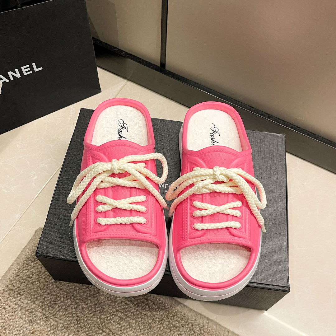 Dame Sportsandaler med moderne snøredesign Stilla