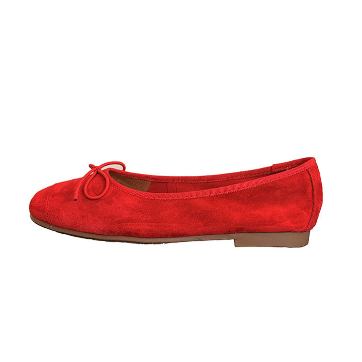 Dame Særlæder Bue-Detail Ballerina Flats Stilla