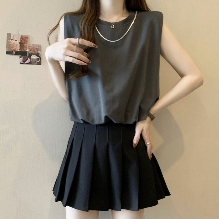 Femme Relaxed Fit Ærmeløs T-Shirt Stilla