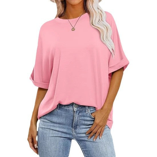 Dame Oversized T-Shirt med afslappet snit Stilla