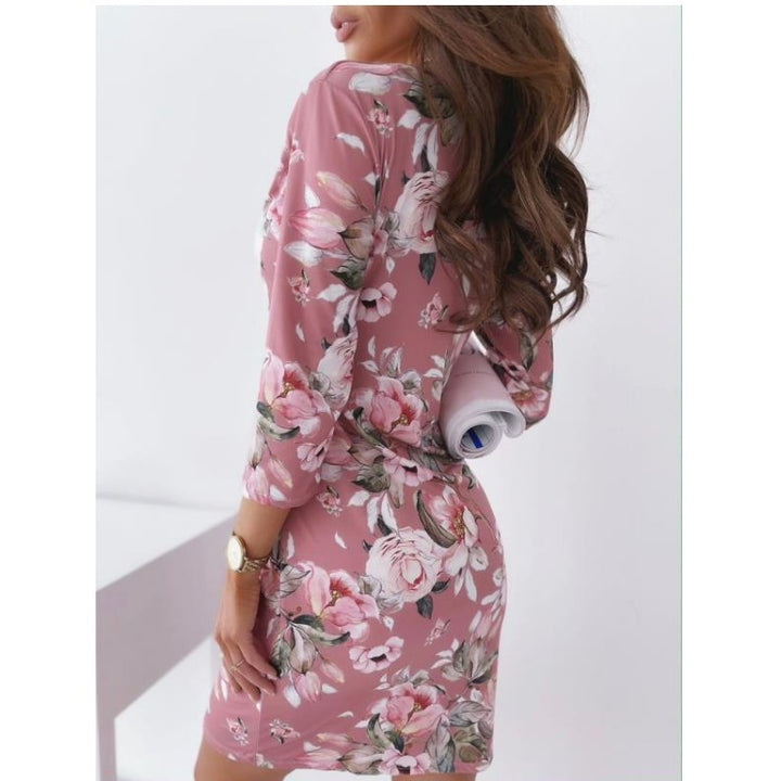 Dame Wickel Blomster Mini Kjole Stilla
