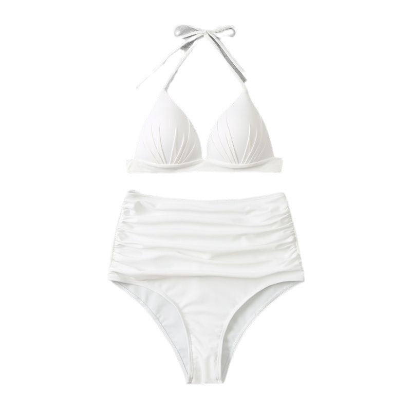 Dame Højt skåret Halter Bikini Sæt Stilla