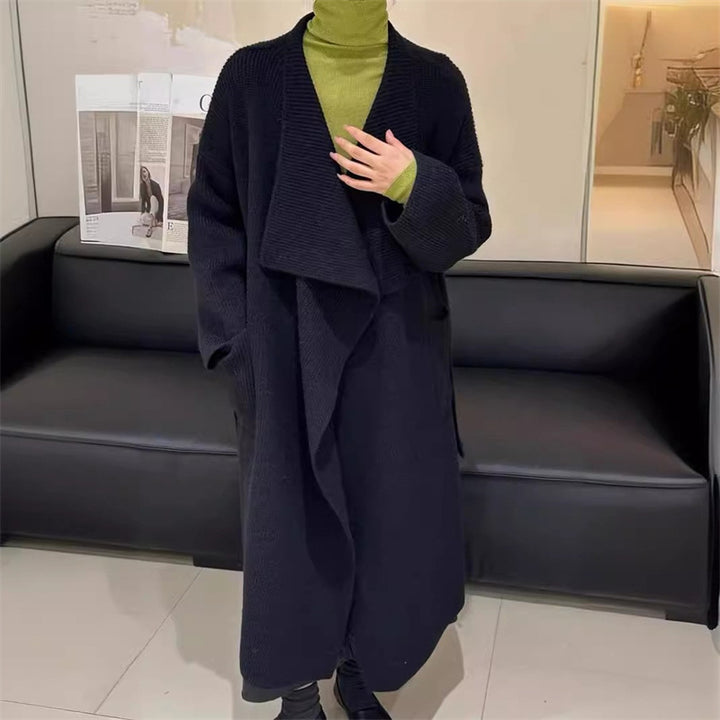 Femme Longline Strik Duster Cardigan Stilla