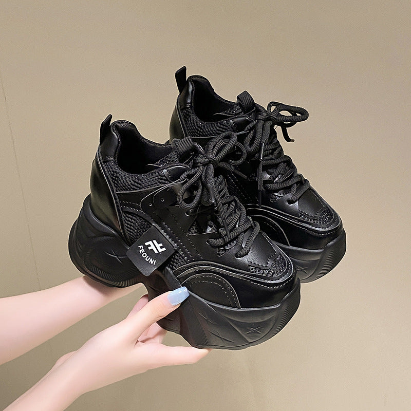 Dame Chunky Sneakers med fremragende hældning og åndbart mesh-overmateriale Stilla