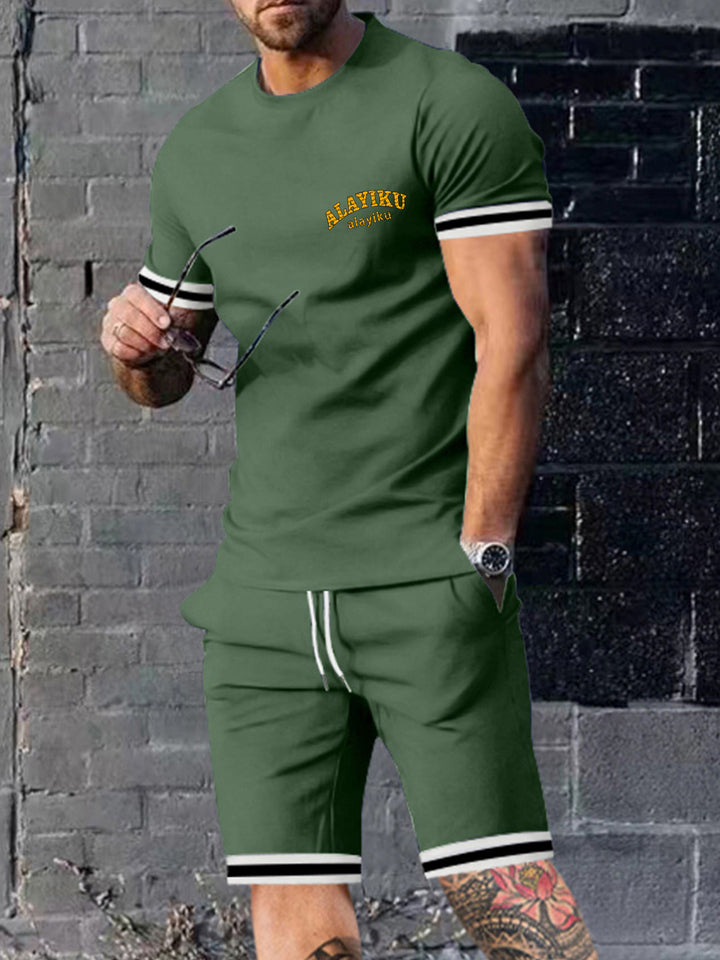 Herrer Sports T-Shirt og Shorts Sæt Stilla