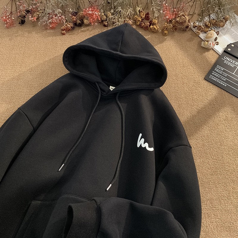 Dame hoodie med en afslappet oversized pasform og microfibermateriale af høj kvalitet Skovae