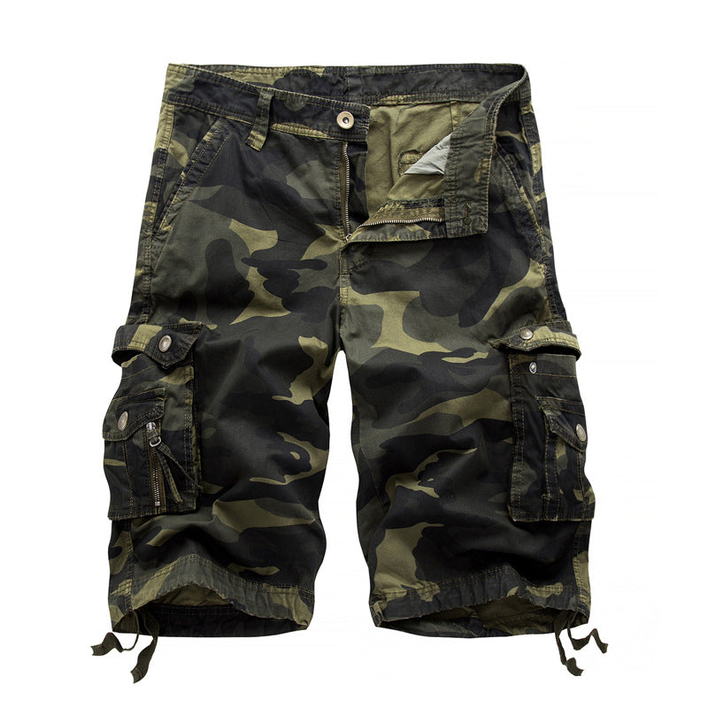 Herre Cargo Shorts med Utility-lommer Stilla